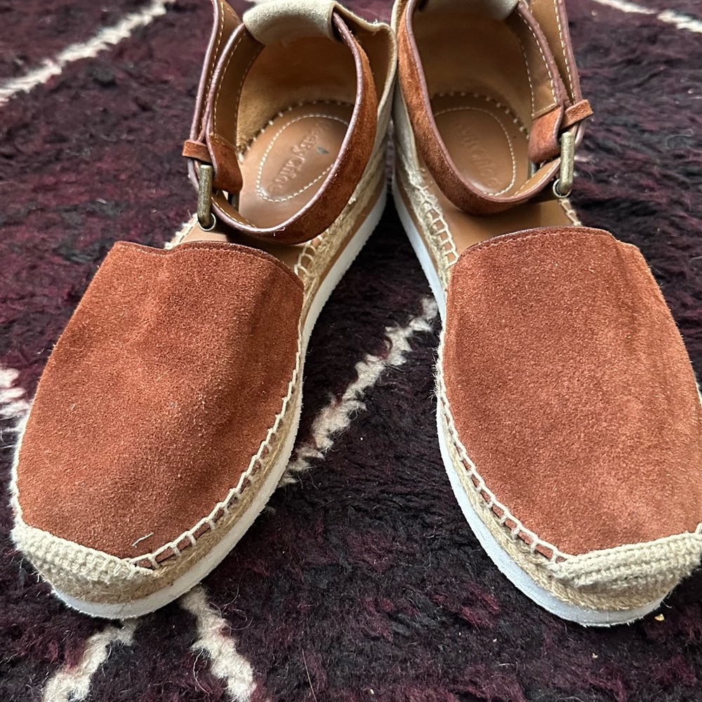 See By Chloe Tan Suede Espadrilles